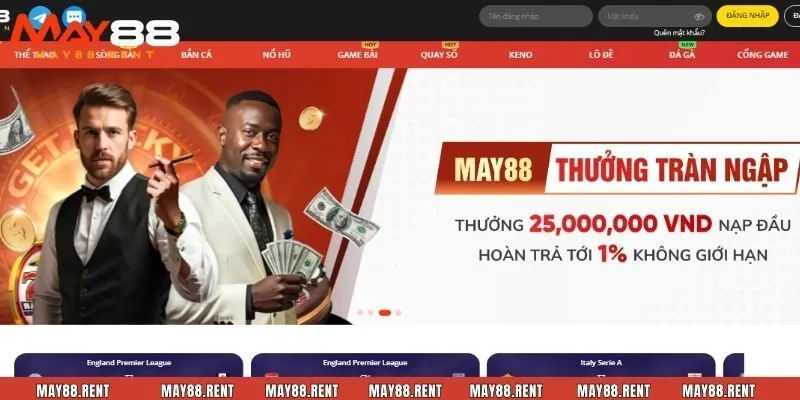 May88 là nhà cái cá cược đổi thưởng uy tín của năm